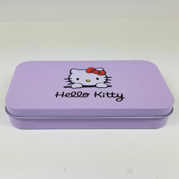 Hello Kitty Girls Brush make up set with purple tin - Picture 7 of 10